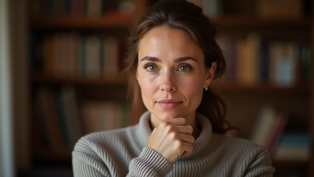 Osoba v hluboké úvaze, tichá chvíle přemýšlení a pochopování obtížné situace